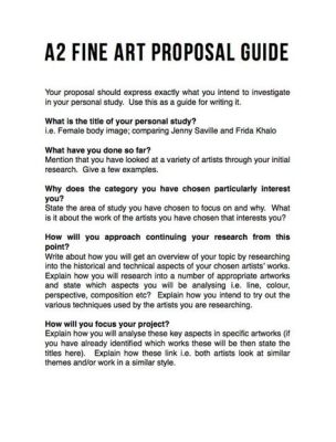 how to write an art proposal: exploring the multifaceted aspects of artistic endeavors