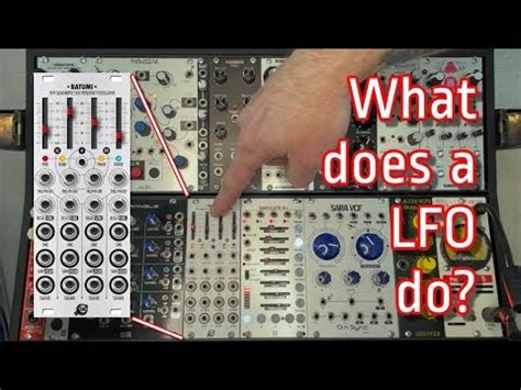 what is lfo in music what does it do in a drum machine